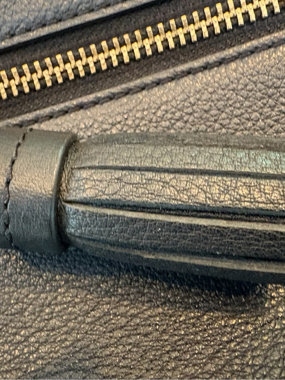 Marc Jacobs Black Leather Zoom Crossbody Bag Black - Picture 3 of 13